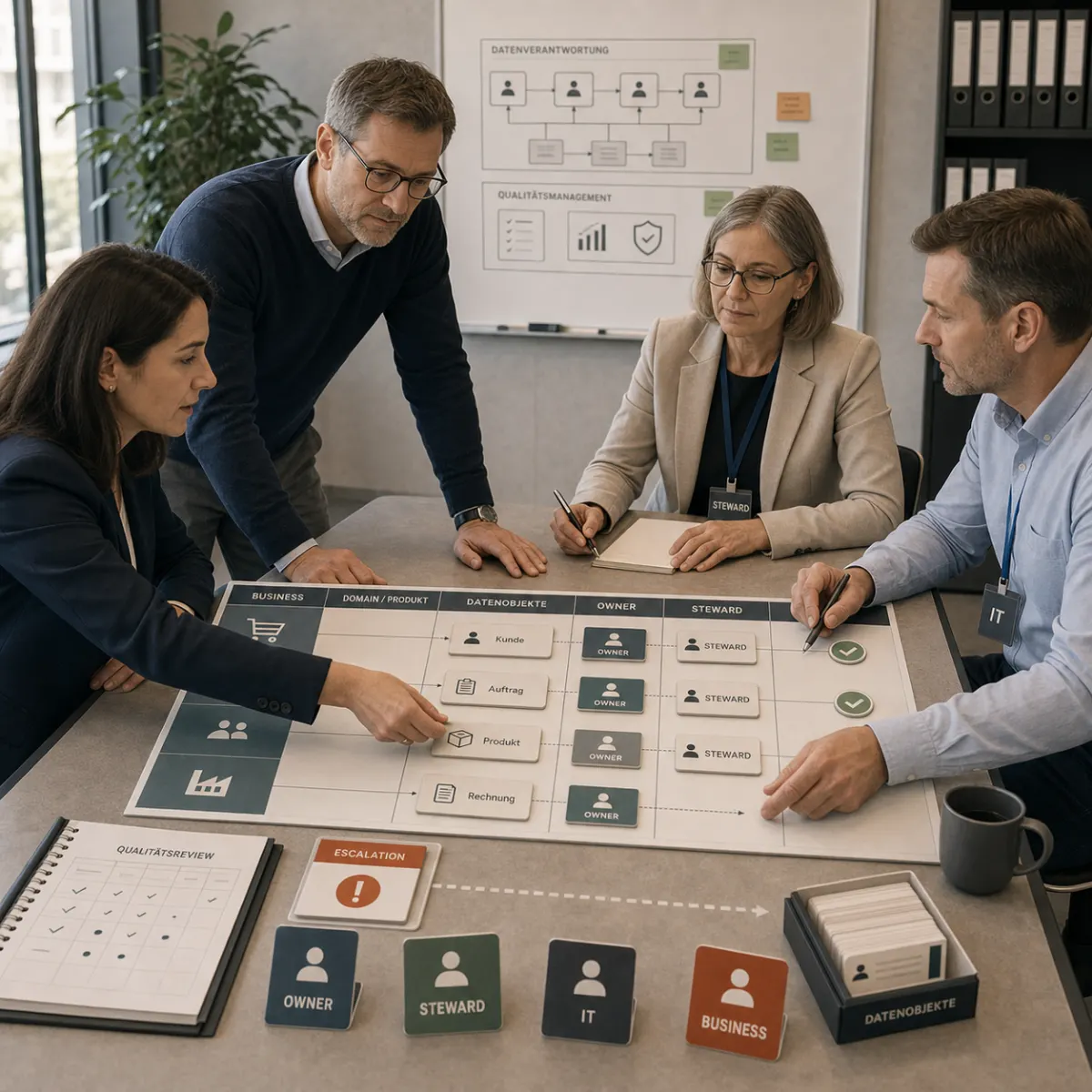 Datenqualität bleibt nur stabil, wenn Fachbereiche und IT gemeinsame Verantwortung tragen.