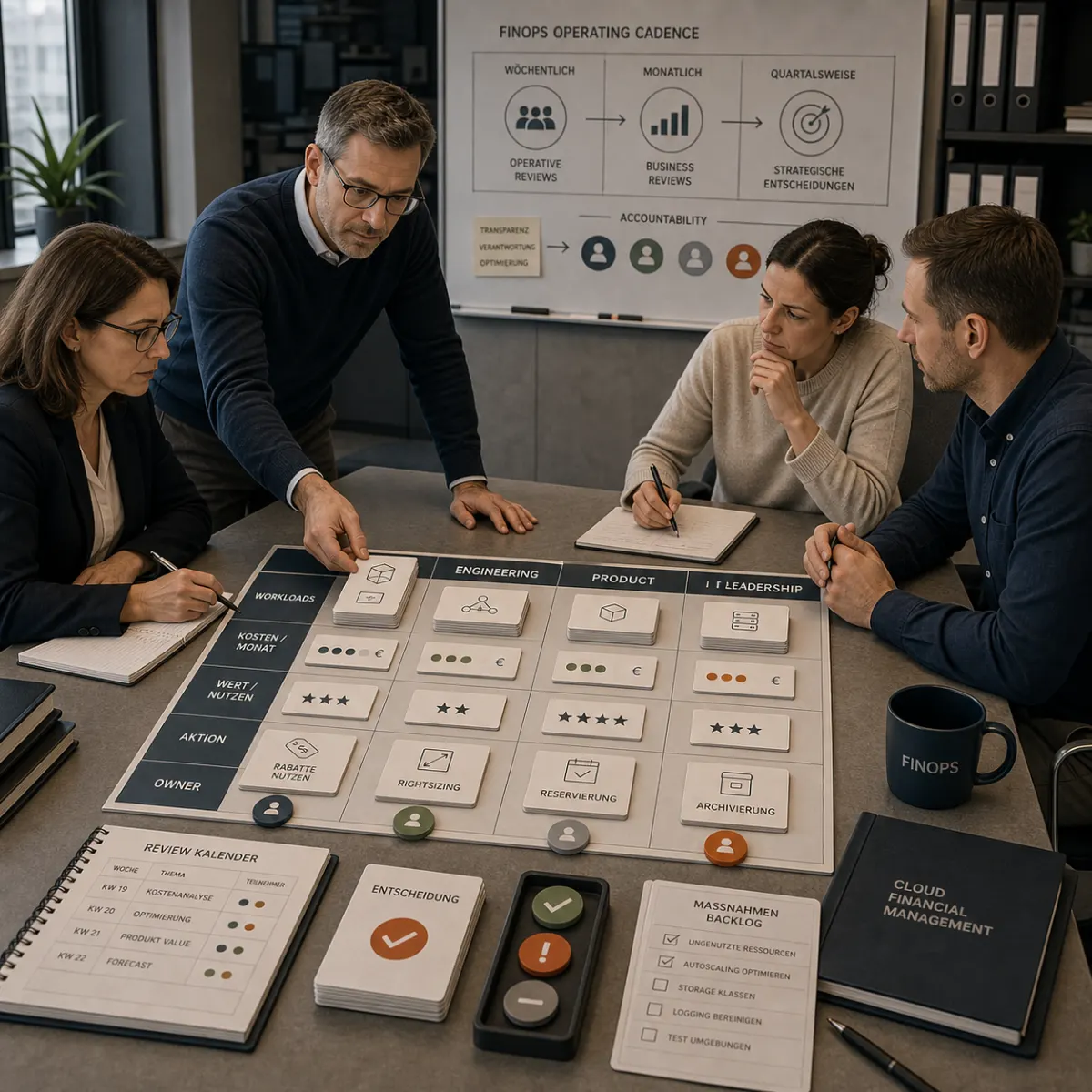 FinOps funktioniert als gemeinsames Betriebsmodell von Finance, Engineering und Produktverantwortung.