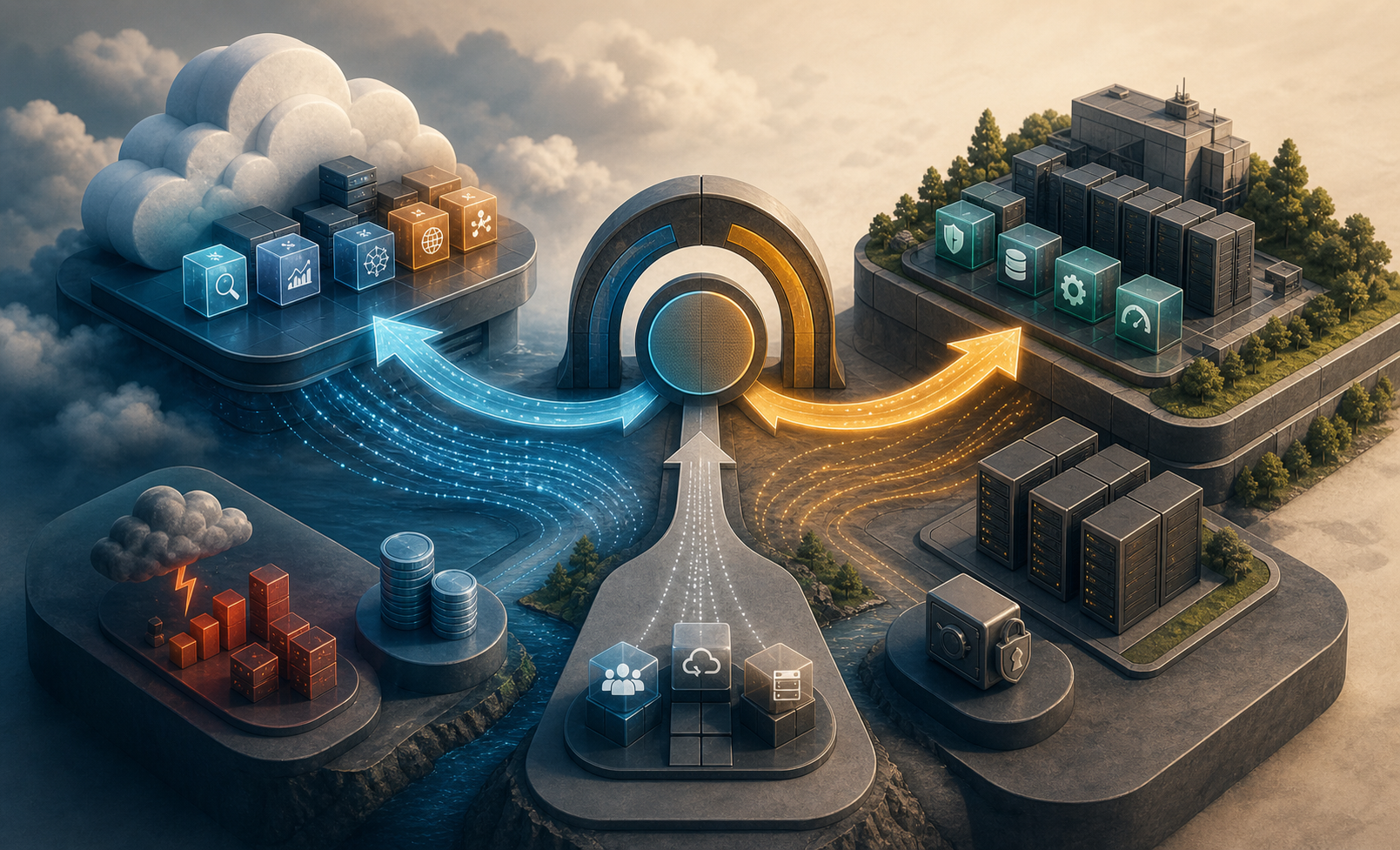 Die Workload-Entscheidung trennt Repatriation-Kandidaten von Anwendungen, die in der Cloud bleiben sollten.