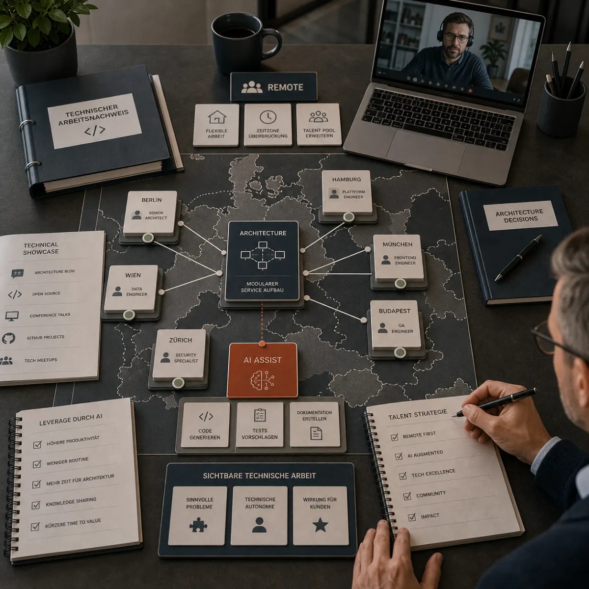 Remote-Arbeit, KI-Hebel und sichtbare technische Arbeit erweitern den Talentpool.